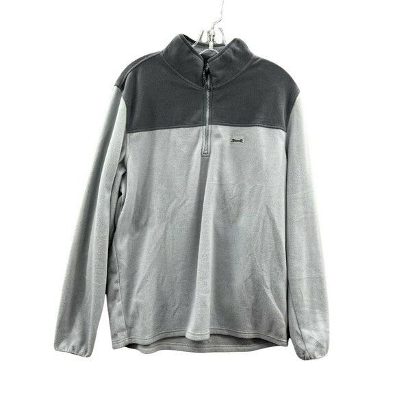 Le Tigre Other - Le Tigre 1/4 Zip Pullover Fleece Men's Medium Gray Tri Flex Long Sleeve …